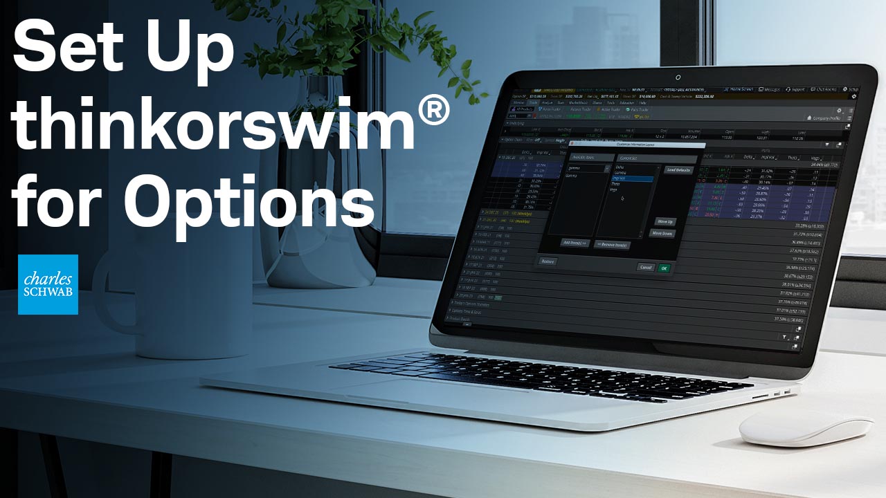 Set Up thinkorswim® Desktop for Options Trading