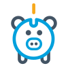 Piggy bank icon