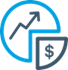 Investment graph icon