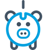 Piggy bank icon